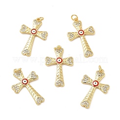 Латунные микро проложить кубического циркония подвески&nbsp;KK-E068-VB264-2