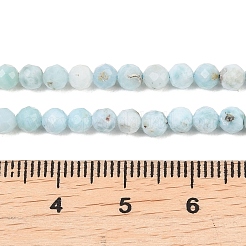 Природные ларимар бисер нитей&nbsp;G-B175-D08-4mm