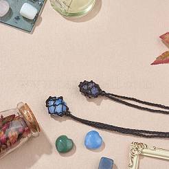 Плетеные шнуры из вощеной хлопчатобумажной нити макраме мешочек изготовление ожерелья&nbsp;AJEW-SW00017