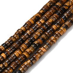 Природных тигровый глаз бисер нитей&nbsp;G-Z110-A34-2x4mm-02