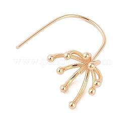 Фурнитура для сережек из латуни в виде цветка&nbsp;KK-N256-21G