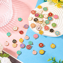 52шт 2 стиля подвески из сплава с эмалью&nbsp;FIND-TA0008-50