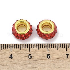 Сплав горный хрусталь глина паве бусины&nbsp;ALRI-D300-04G-16