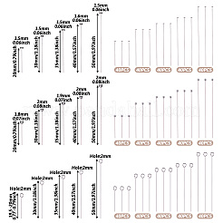 600 шт. 15 стиля штифтов из нержавеющей стали 304 с шарообразной головкой&nbsp;STAS-TA0002-80