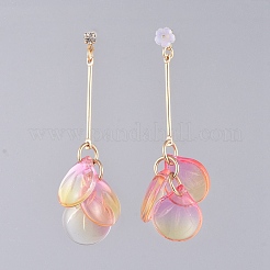 Стеклянные бусины свисают серьги&nbsp;EJEW-JE03915-01