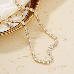 Роскошные теннисные ожерелья-капли из латуни с кристаллами и стразами для женщин&nbsp;UK5075-1