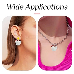 Подвески из непрозрачной смолы 10 шт.&nbsp;RESI-YW0005-13