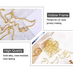 Подвески на лицевой панели из сплава цинка&nbsp;PALLOY-OC0001-31