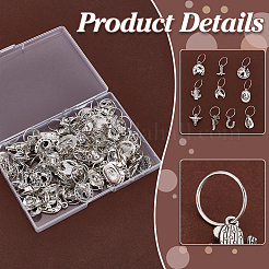80 шт. подвески из сплава в тибетском стиле с ковбойской тематикой на западе&nbsp;FIND-PH0020-71