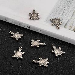 Подвески из нержавеющей стали 201 с черепаховым узором&nbsp;STAS-Q192-69