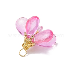 Окрашенные стеклянные подвески&nbsp;PALLOY-MZ00658-04