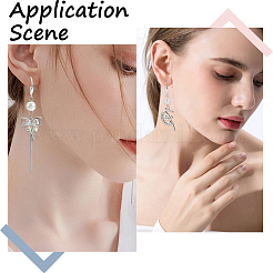 40 шт латунные серьги крючки&nbsp;KK-SC0006-18S