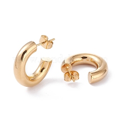 201 серьги-гвоздики из нержавеющей стали&nbsp;EJEW-F272-02A-G