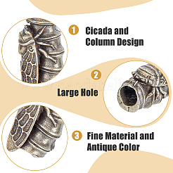 Латуни европейского бисера&nbsp;KK-FH0006-50AS