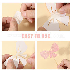 5 пакетик бумажные банты украшения для торта&nbsp;DIY-CA0007-74