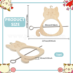 Деревянная кормушка для птиц&nbsp;AJEW-FG0004-81B