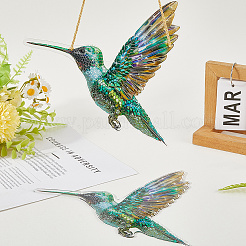 Акриловые подвесные ловцы солнца в виде птиц&nbsp;HJEW-WH20021-02D