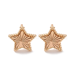 Латунь серьги&nbsp;EJEW-D288-09G