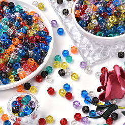 1200шт 10 цвета прозрачные пластиковые бусины&nbsp;KY-YW0001-83