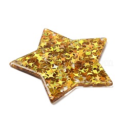 Акриловые подвески с пайетками&nbsp;MACR-M028-04C