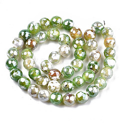 Гальванизирует естественно агат бисер пряди&nbsp;LS-G-T131-54O