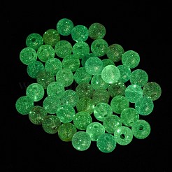 Светящиеся прозрачные акриловые бусины&nbsp;LACR-S001-13-8mm