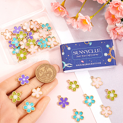 40 шт. Подвески из сплава с эмалью&nbsp;ENAM-SC0005-51