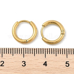 Серьги-кольца Huggie Hoop из нержавеющей стали 304&nbsp;EJEW-G272-02-8mm-G