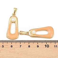 Подвески из нержавеющей стали 304 с эмалью&nbsp;STAS-P438-06G