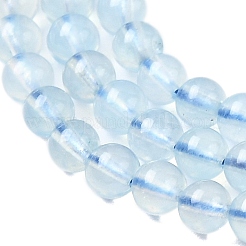 Природные Аквамарин бисер нитей&nbsp;G-G344-A07-4mm