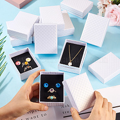 Подарочные коробки для хранения из фактурного картона с ромбами&nbsp;CON-TAC0010-03A-01