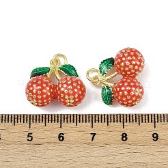 Латунь эмаль подвески&nbsp;LS-KK-H072-18G-16