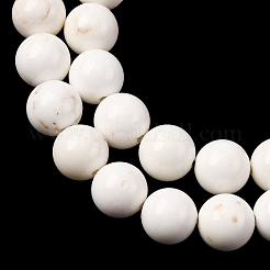 Бусины из натурального магнезита круглой формы&nbsp;G-M138-42-A