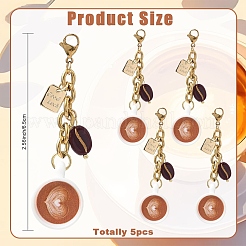 5 шт. подвесных украшений из акрила&nbsp;HJEW-YW00281