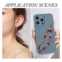 125 г прозрачных стеклянных бусин градиентного цвета&nbsp;GLAA-TA0003-58D