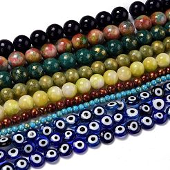 Природного нефрита нитей бисера&nbsp;G-H245-04