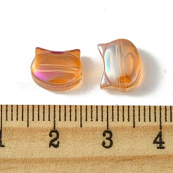 Гальванические стеклянные бусины&nbsp;EGLA-Z005-FR02