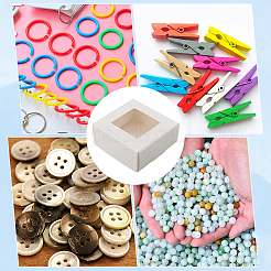 Квадратные бумажные коробки с прозрачным окном&nbsp;SOAP-DJ0001-02B-03