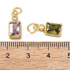 Латунные микро проложить кубического циркония подвески&nbsp;KK-L264-05G