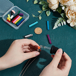 2 шт. 2 стиля ожерелья из нержавеющей стали в виде флаконов духов&nbsp;NJEW-PH0001-52A