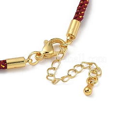 Плетеный браслет из нейлонового шнура&nbsp;MAK-L043-01G-01