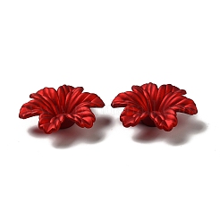 Прорезиненные непрозрачные акриловые колпачки для бусин&nbsp;OACR-H016-07