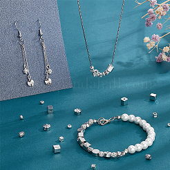 60 шт. 6 стиля латунные распорные бусины для стоек&nbsp;KK-PH0006-89