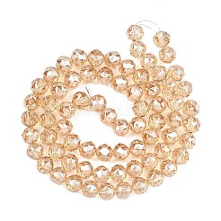 Гальванизируйте прозрачное стекло бисер нитей&nbsp;GLAA-H040-01E