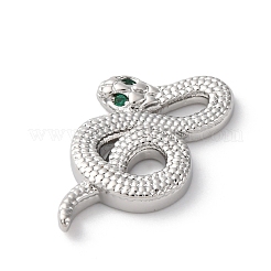 Подвески из латуни с прозрачным фианитом&nbsp;KK-V016-16P