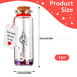 Украшение бутылки желаний прозрачное стекло&nbsp;AJEW-YWC0005-02