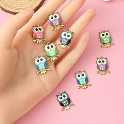 Подвески из сплава с принтом 10 цветов&nbsp;FIND-YW0004-46B