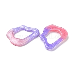 Кабошон из полупрозрачной смолы с декодированием&nbsp;RESI-M040-03C