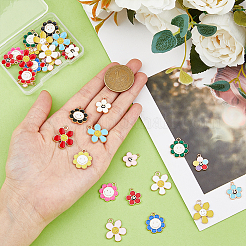 32шт 16 стиля подвески из сплава с эмалью&nbsp;ENAM-FH0001-66