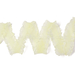 20 ярд полиэстеровой плиссированной эластичной кружевной отделки&nbsp;SRIB-M015-01I